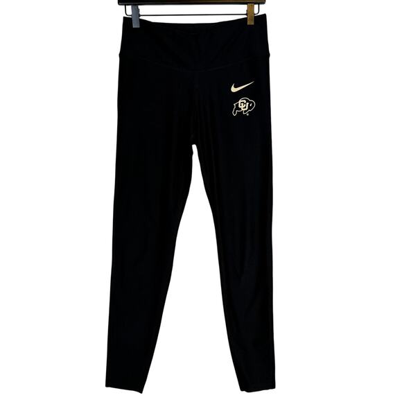 Nike Pants - Nike Dri-Fit CU Boulder Colorado University Leggings 28” Black - M